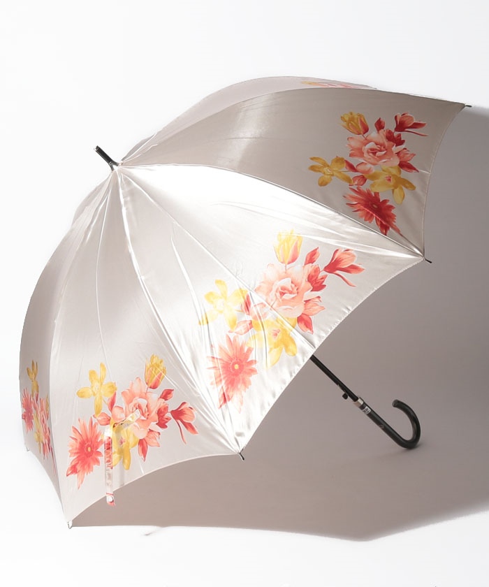 ミラショーン 婦人傘 サテンプリント花柄(502841300) | ミラ・ショーン 