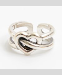1111clothing/ワンフォークロージング 1111clothing シルバー925 リング シルバーリング 指輪 幅広 カーブ ライン ウエーブ 巻き 百合 ゆり 刻印 ロゴ シ/502874051