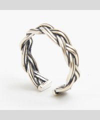 1111clothing/ワンフォークロージング 1111clothing シルバー925 リング シルバーリング 指輪 幅広 カーブ ライン ウエーブ 巻き 百合 ゆり 刻印 ロゴ シ/502874051