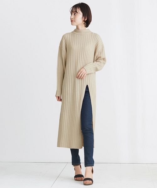 フロントスリットニットワンピ Happy急便 By Verita Jp Happy Exp D Fashion フロントスリットニットワンピ Happy急便 By Verita Jp Happy Exp D Fashion