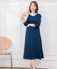 DRESS+/ドレスプラス DRESS+ フレアロング丈結婚式ワンピース/502882303