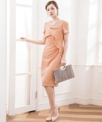 DRESS+/ペタルスリーブドレープワンピース/502882364