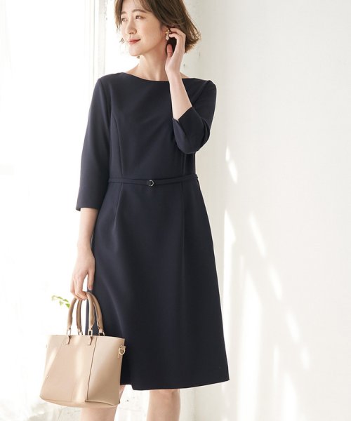 360 ウルトラストレッチ Web限定34 42サイズ ５分袖ワンピース ロペピクニック Rope Picnic D Fashion