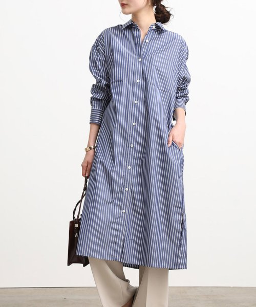 クーポン 鎌倉シャツ Vis ドロップショルダーシャツワンピース ビス Vis D Fashion クーポン 鎌倉シャツ Vis ドロップショルダーシャツワンピース ビス Vis D Fashion