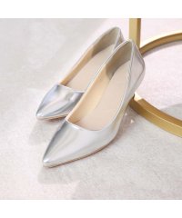 VIVIAN/ヴィヴィアン VIVIAN シンプルプレーンローヒールポインテッドトゥパンプス/502890853