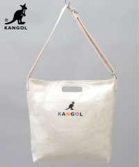 KANGOL/KANGOL カンゴール ロゴプリント 厚手 キャンバス ショルダーバッグ トートバッグ 2WAY 通勤 通学 A4収納 学生 大人 /502896141