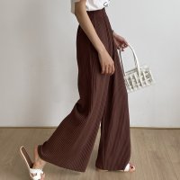maison de LATIR/メゾンドラティール maison de LATIR 夏に大活躍！速乾生地！形状記憶上品ワイドプリーツパンツ。/501996993