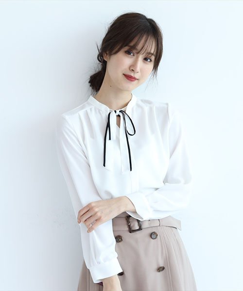 Tvドラマ着用 new2wayボウタイブラウス リランドチュール Rirandture D Fashion Tvドラマ着用 new2wayボウタイブラウス リランドチュール Rirandture D Fashion