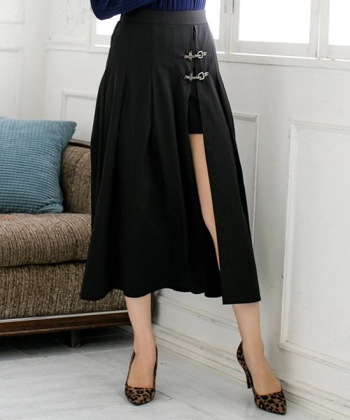 セール15 Off ベルト付きサイドスリットロングスカート キュロット ジュリアブティック Julia Boutique D Fashion セール15 Off ベルト付きサイドスリットロングスカート キュロット ジュリアブティック Julia Boutique D Fashion