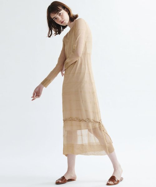 セール65 Off シアーロングニットワンピース ランバンオンブルー Lanvin En Bleu D Fashion