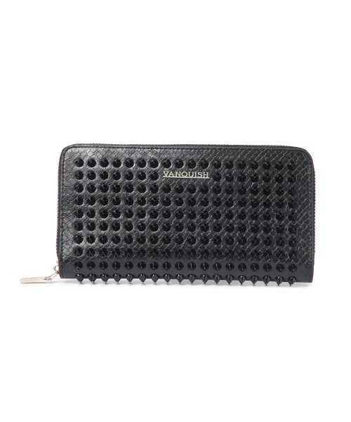 スタッズラウンドZIP WALLET