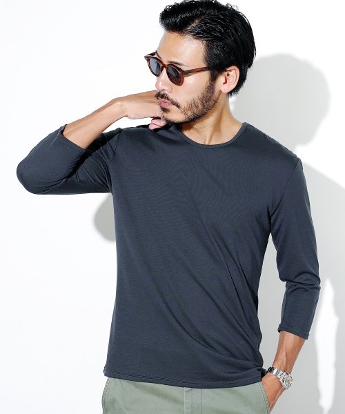 クーポン Uネック無地7分袖tシャツ 七分袖 Tシャツ メンズ 無地 7分袖 Uネック ジギーズショップ Jiggys Shop D Fashion クーポン Uネック無地7分袖tシャツ 七分袖 Tシャツ メンズ 無地 7分袖 Uネック ジギーズショップ Jiggys Shop D Fashion