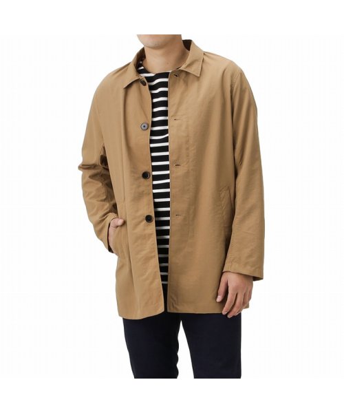 Navy ネイビー ナイロンタスランステンカラーコート c マックハウス メンズ Mac House Men D Fashion