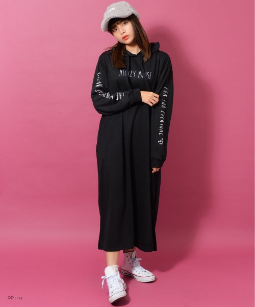 Disney ディズニー ミッキーマウス ポンチパーカー ワンピース ルヴニール Revenil D Fashion