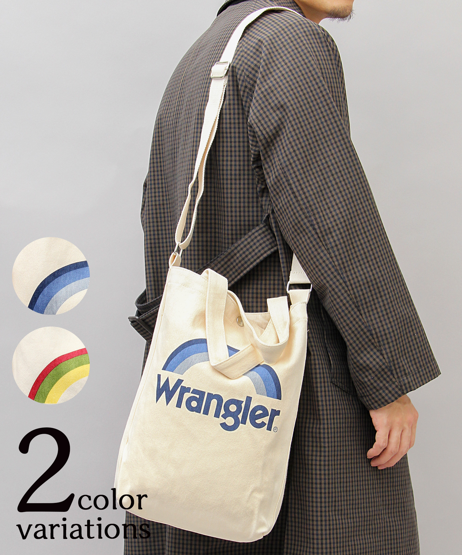 【極美品】ラングラー 2way クロスボディーバッグ　Wrangler 極美品】ラングラー 2way クロスボディーバッグWrangler