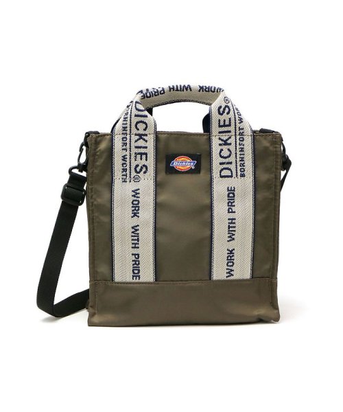 ディッキーズ 2wayトートバッグ Dickies Tape Mini 2waytote ファスナー付き メンズ レディース ディッキーズ Dickies D Fashion