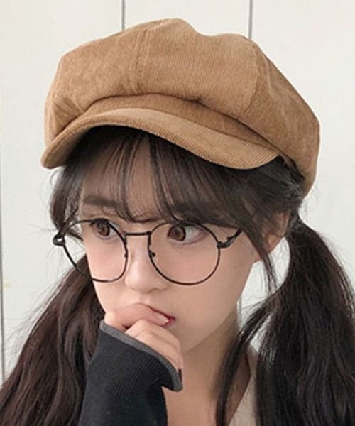 ハンチング キャスケット 帽子 キャップ レディース 男女兼用 ユニセックス 無地 シンプル カジュアル オシャレ ショッピングゴー Shoppinggo D Fashion