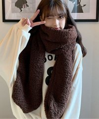 shoppinggo/ショッピングゴー shoppinggo マフラー ボア ストール ファー もこもこ エコファー 防寒 ふわふわ もこもこ 暖かい 大判/502939008