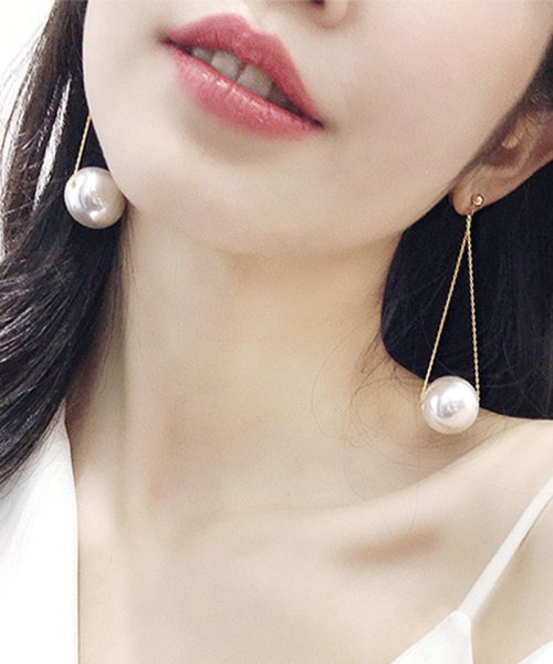 セール ピアス パール 大ぶり 揺れる おしゃれ かわいい人気アクセサリー ショッピングゴー Shoppinggo D Fashion
