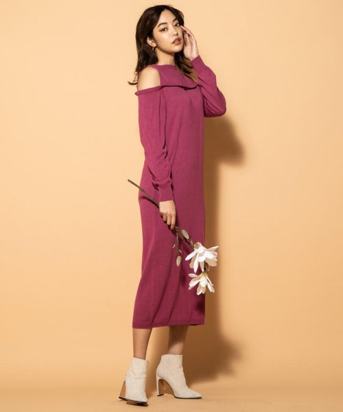 セール Web別注 オフショルダーニットワンピース ビッキー Vicky D Fashion