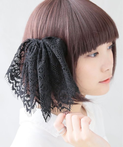 繊細レースリボンバレッタ オシャレウォーカー Osharewalker D Fashion 繊細レースリボンバレッタ オシャレウォーカー Osharewalker D Fashion