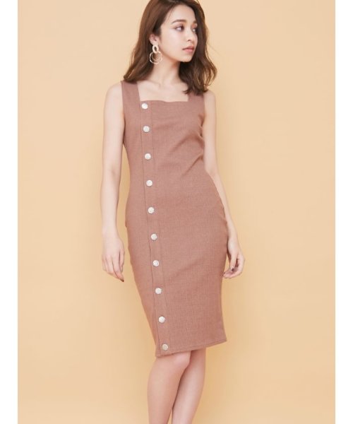 セール サイドボタンリブカットワンピース リゼクシー Resexxy D Fashion セール サイドボタンリブカットワンピース リゼクシー Resexxy D Fashion