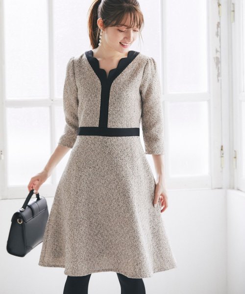 ツイードワンピース トッコクローゼット Tocco Closet D Fashion