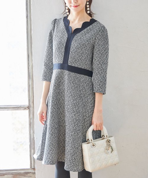 ツイードワンピース トッコクローゼット Tocco Closet D Fashion