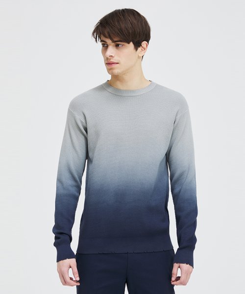 セール 70 Off サーマルグラデーションラウンドネックニット セーター シスレー メンズ Sisley D Fashion セール 70 Off サーマルグラデーションラウンドネックニット セーター シスレー メンズ Sisley D Fashion