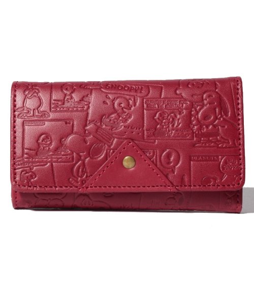 Snoopy スヌーピー ヴィンテージコミック柄キーケース 本革 スヌーピー Snoopy Leather Collection D Fashion