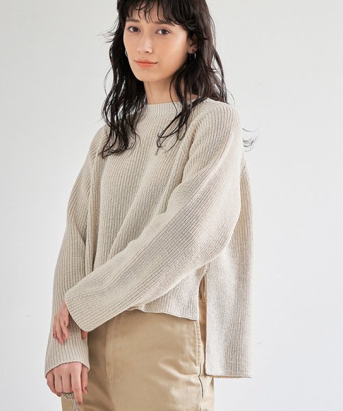 セール 山形畦ニットプルオーバー アダム エ ロペ Adam Et Rope D Fashion