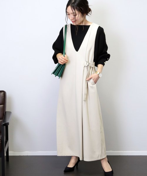 セール5 Off ポンチサイドベルト両vサロペットワンピース Aletta Vita Aletta Vita D Fashion セール5 Off ポンチサイドベルト両vサロペットワンピース Aletta Vita Aletta Vita D Fashion
