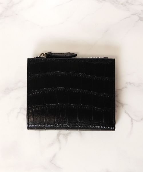 クーポン セール35 Off 牛革 クロコ型押しのスクエア二つ折り財布 ニノン Ninon D Fashion クーポン セール35 Off 牛革 クロコ型押しのスクエア二つ折り財布 ニノン Ninon D Fashion