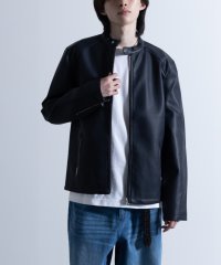 Nylaus/ナイラス Nylaus フェイクレザー シングルライダースジャケット/502959715
