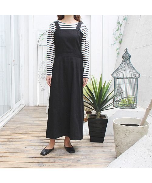 セール バックプリーツジャンパースカート モードローブ Mode Robe D Fashion セール バックプリーツジャンパースカート モードローブ Mode Robe D Fashion