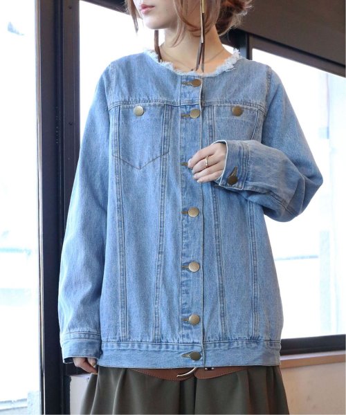 Somariヴィンテージ風デニムジャケット オシャレウォーカー Osharewalker D Fashion