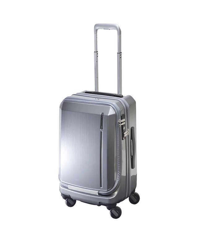 （FREQUENTER/フリクエンター）フリクエンター グランド スーツケース 34L 機内持ち込み 軽量 静音 ストッパー フロントオープン USBポート 1−360/ユニセックス グレー