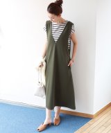 セール15 Off きれいめポンチvネックフレアワンピース ジャンパースカート アンドミー And Me D Fashion