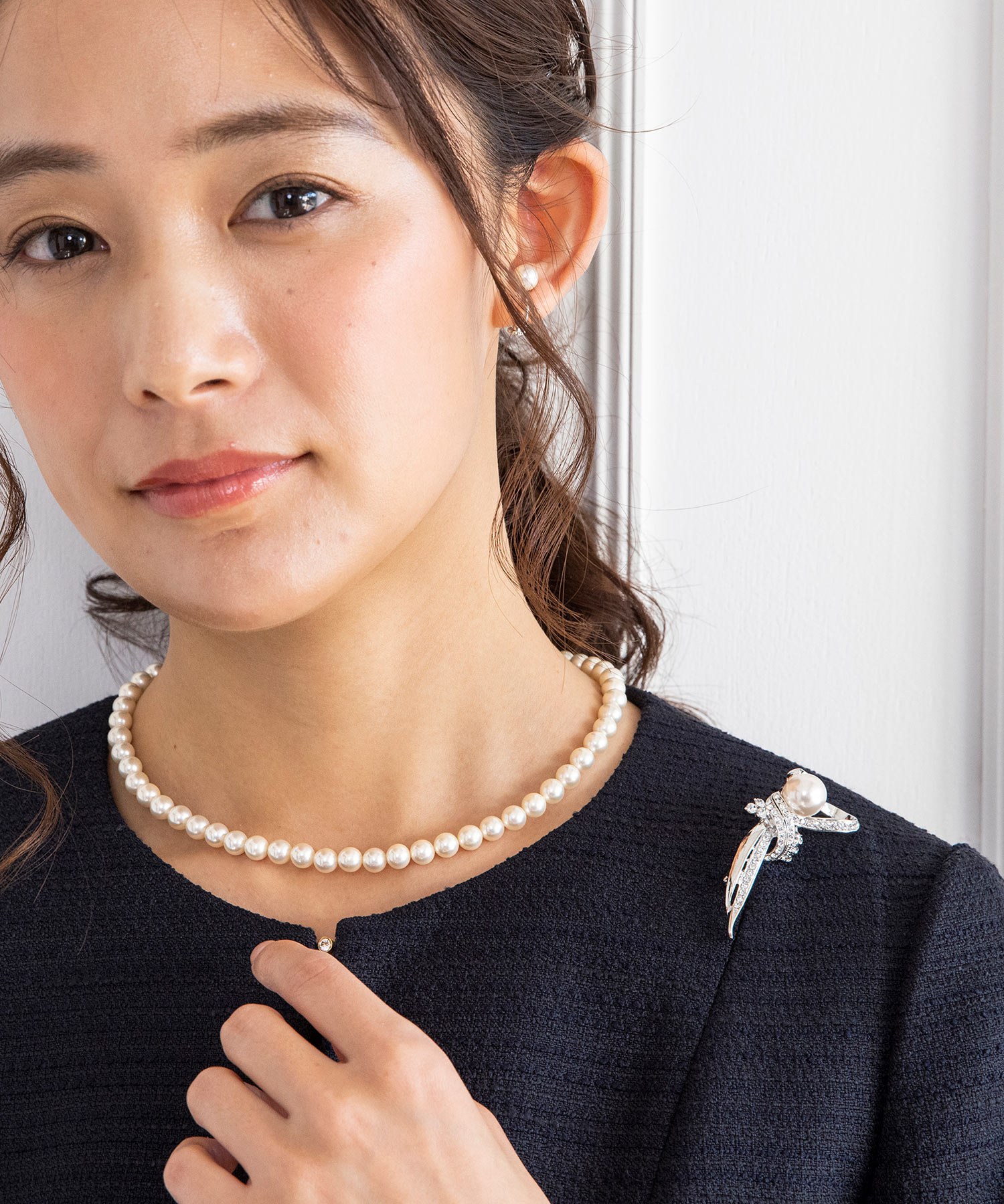 パールブローチ】結婚式/お呼ばれ/パーティー/セレモニー/七五三 パールブローチ】結婚式/お呼ばれ/パーティー/セレモニー/七五三