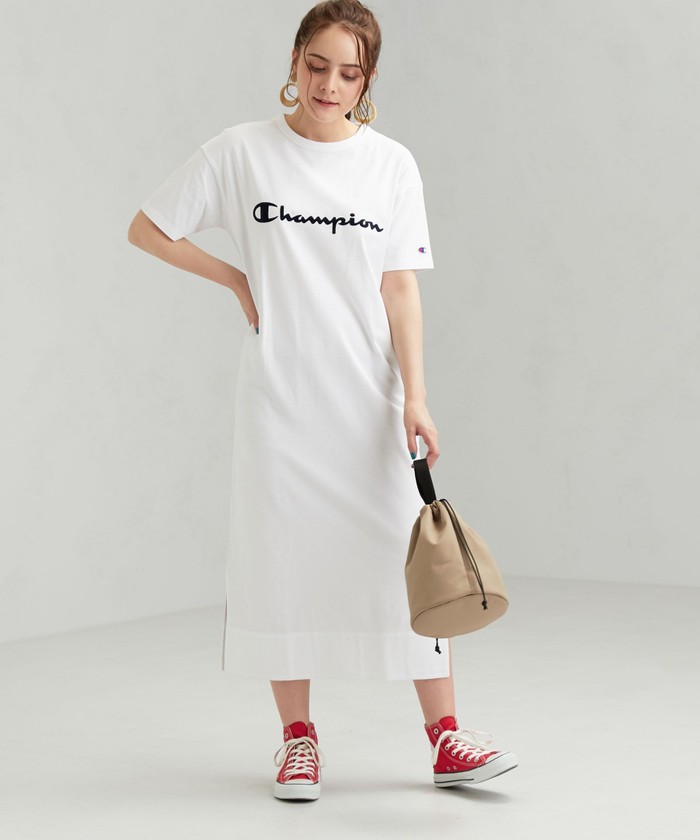 セール】［別注チャンピオン］SC Champion×GLR ロゴ ワンピース