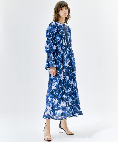 セール フラワープリントロングワンピース ランバンオンブルー Lanvin En Bleu D Fashion セール フラワープリントロングワンピース ランバンオンブルー Lanvin En Bleu D Fashion