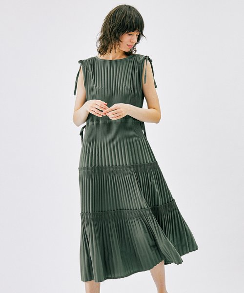 セール 60 Off プリーツギャザーワンピース ランバンオンブルー Lanvin En Bleu D Fashion