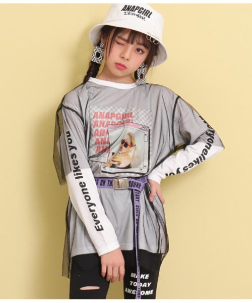セール 50 Off チュール重ねガールプリントワンピース アナップガール Anap Girl D Fashion セール 50 Off チュール重ねガールプリントワンピース アナップガール Anap Girl D Fashion