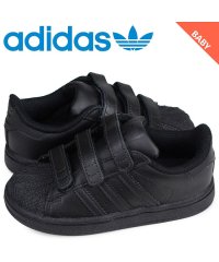 Adidas/アディダス オリジナルス adidas Originals スーパースター スニーカー ベビー ベルクロ SUPERSTAR CF 1 ブラック 黒 BZ041/503003272