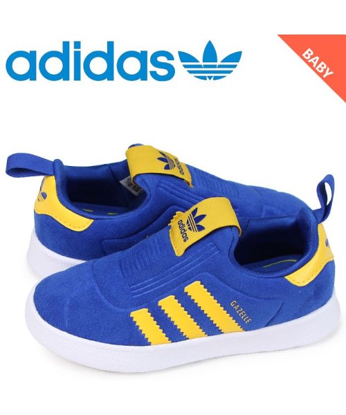 アディダス オリジナルス Adidas Originals ガゼル スニーカー スリッポン ベビー ガッツレー Gazelle 360 I ブルー Cg6594 アディダス Adidas D Fashion アディダス オリジナルス Adidas Originals ガゼル スニーカー スリッポン ベビー ガッツレー Gazelle 360 I ブルー Cg6594 アディダス Adidas D Fashion