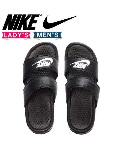 クーポン Nike Wmns Benassi Duo Ultra Slide ナイキ ベナッシ サンダル レディース メンズ ブラック 010 ナイキ Nike D Fashion