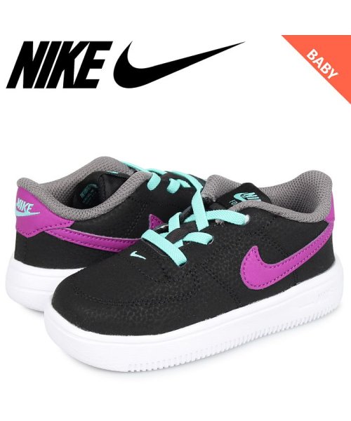 Nike Force 1 18 Td ナイキ フォース1 スニーカー ベビー キッズ ブラック 黒 9052 006 ナイキ Nike D Fashion