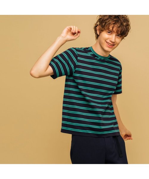 セール 吸水速乾 エーグル ダブルストライプtシャツ エーグル メンズ ａｉｇｌｅ Men D Fashion