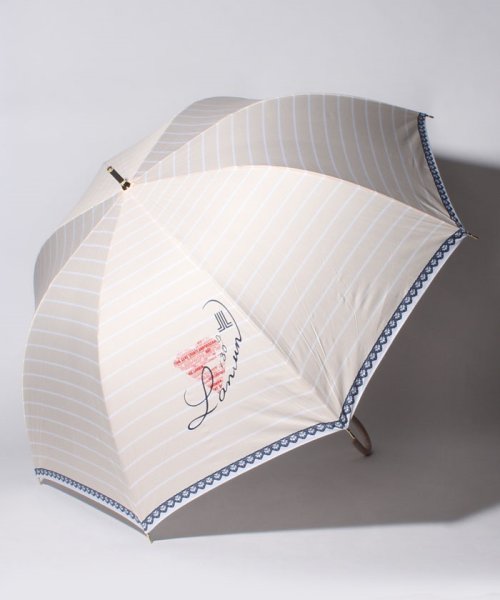 Lanvin En Blue ランバン オン ブルー 傘 130周年記念 ボーダー ランバンオンブルー 傘 Lanvin En Bleu Umbrella D Fashion