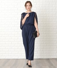 Lace Ladies/レースレディース Lace Ladies レースケープ袖セットアップ・パンツドレス/502942069